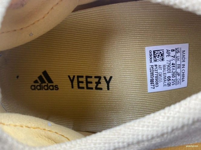 RNR GW5353 Knit Yeezy Adidas Sulfur 0812